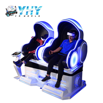 2개 자리 VR 달걀 의자 동전은 3 DOF 9D 시뮬레이터 상영관을 운영했습니다
