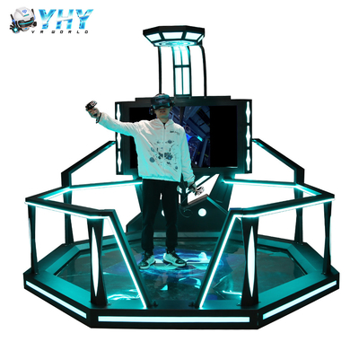 성인들은 플랫폼을 걷는 3.0 미터 넓은 9D VR 시뮬레이터 가상 현실을 속입니다