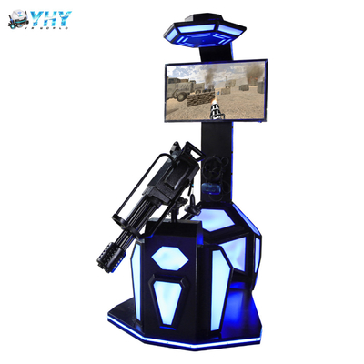 모션 승강대를 세우는 헤드셋을 촬영하는 수상 공원 VR 시뮬레이터 가틀린 좀비 9D명